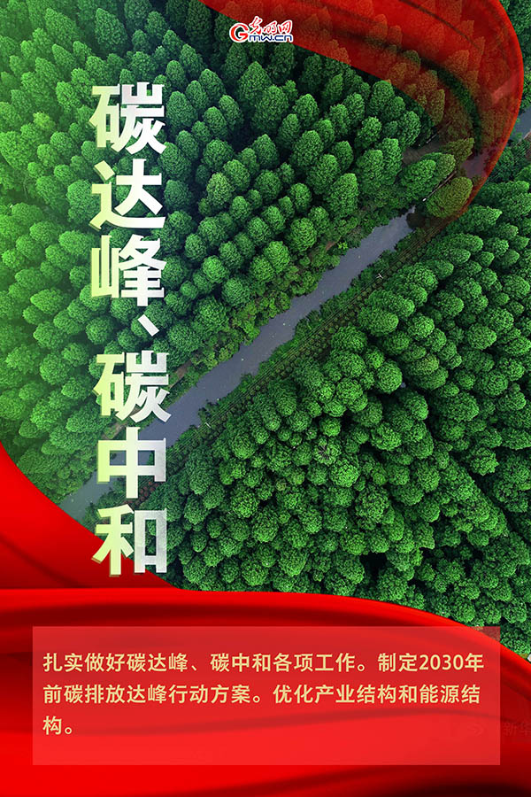 海報| 2021年政府工作報告，提到這些生態(tài)環(huán)保關鍵詞