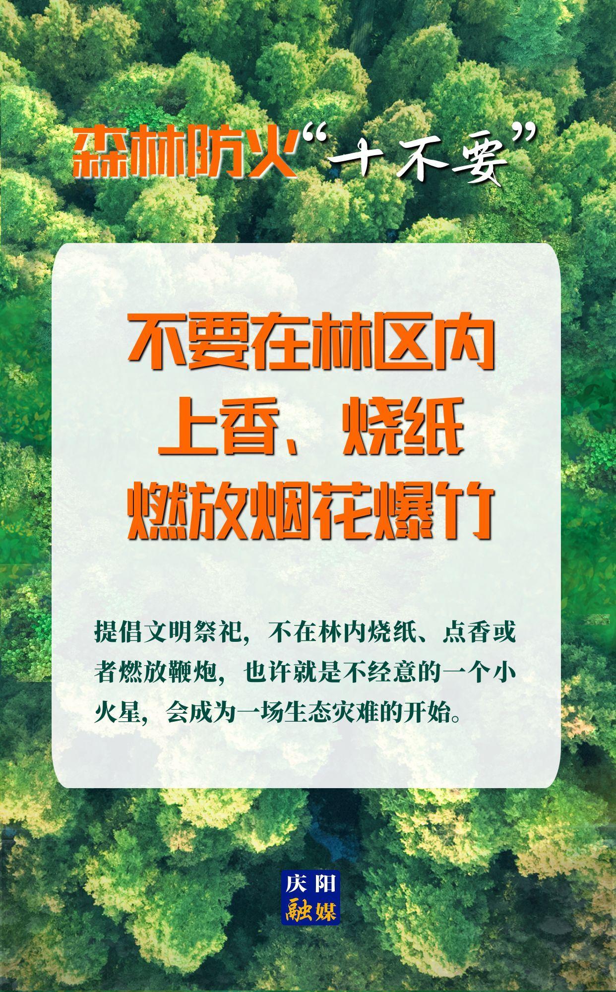 【微海報】森林防火“十不要”④丨不要在林區(qū)內(nèi)上香、燒紙、燃放煙花爆竹