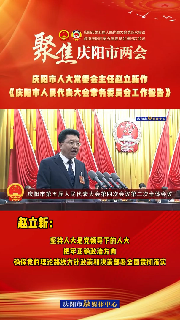兩會(huì)V視(28)丨趙立新：堅(jiān)持人大是黨領(lǐng)導(dǎo)下的人大，把牢正確政治方向，確保黨的理論路線方針政策和決策部署全面貫徹落實(shí)