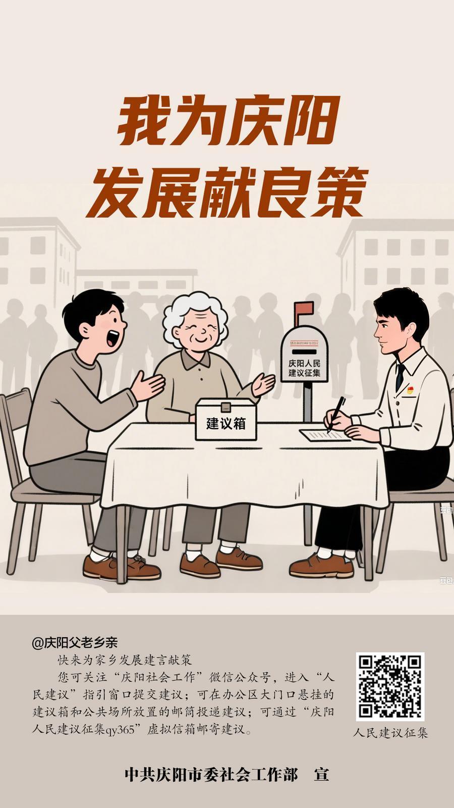 【微海報(bào)】黃土塬上聽(tīng)民聲  岐黃故里謀新篇——我為慶陽(yáng)發(fā)展獻(xiàn)良策