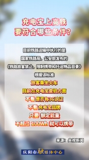 充電寶上高鐵要符合哪些條件？看這里→